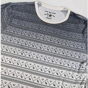 Ture Religion Men's Tribal Print Sz M allover tribal or Aztec-inspired gradient